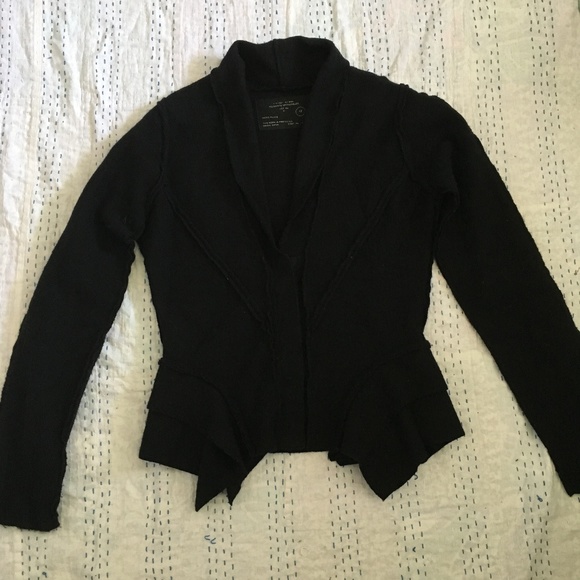 All Saints Jackets & Blazers - All Saints Sancia Black Wool Jacket Size 12